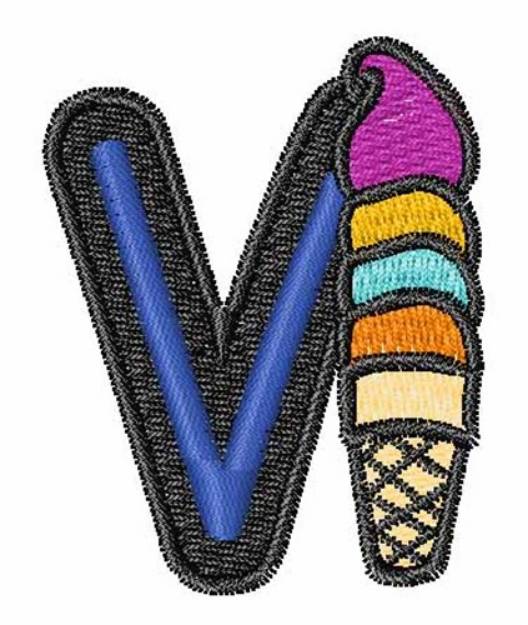 Picture of Ice-Cream-Font V Machine Embroidery Design