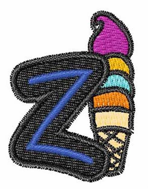 Picture of Ice-Cream-Font z Machine Embroidery Design