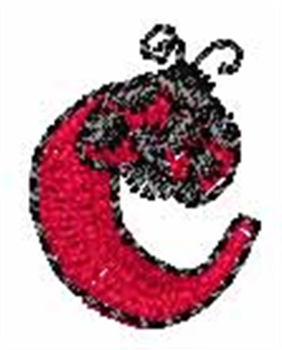 LadyBug-Font c Machine Embroidery Design