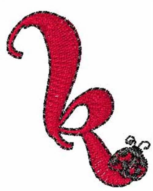 Picture of LadyBug-Font k Machine Embroidery Design