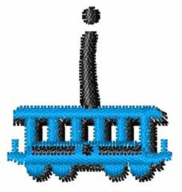 Picture of Train-Font i Machine Embroidery Design