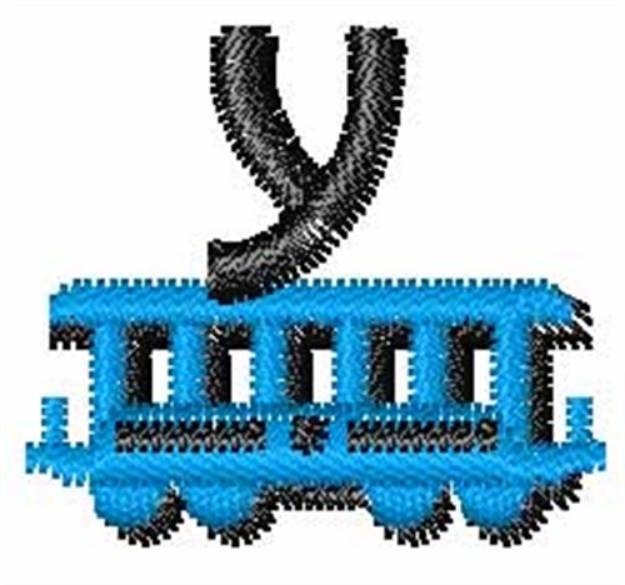 Picture of Train-Font y Machine Embroidery Design