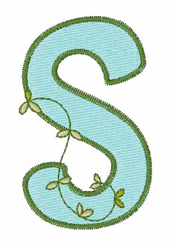Curvy Vine S Machine Embroidery Design