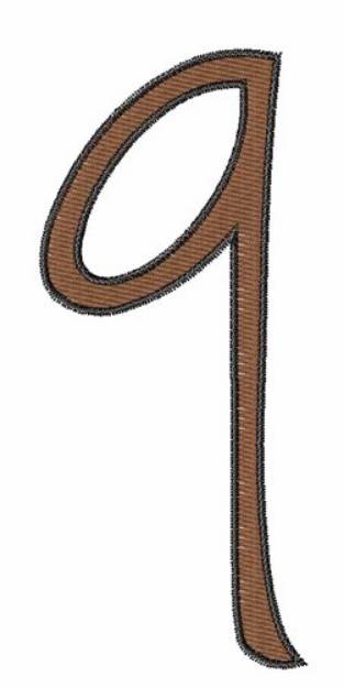 Picture of Handwriting Q Machine Embroidery Design