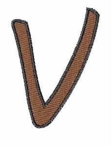 Picture of Handwriting V Machine Embroidery Design