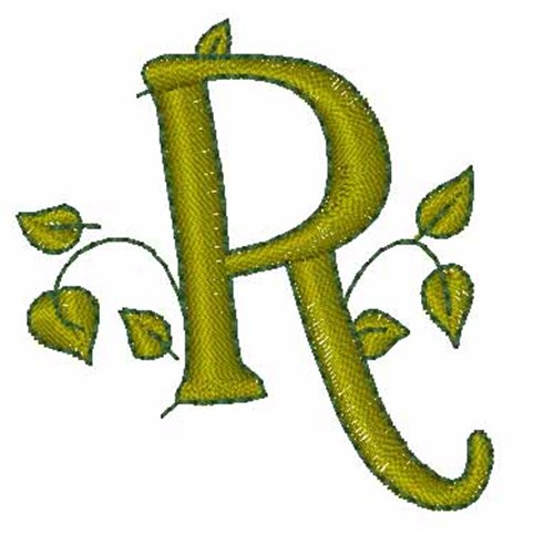 Leafy Vine R Machine Embroidery Design