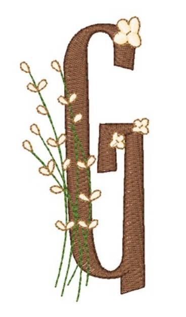 Picture of Pink Flowers G Machine Embroidery Design