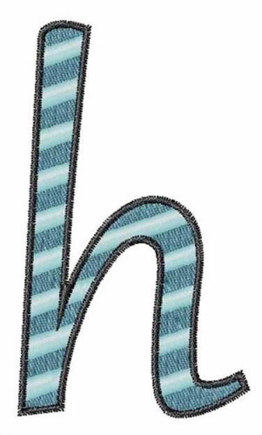 Picture of Thin Fun H Machine Embroidery Design