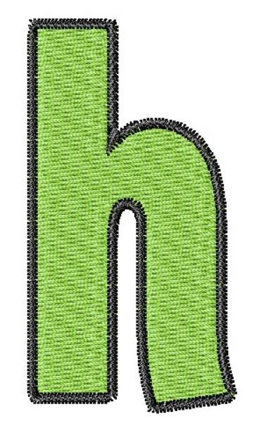 Picture of Block Baby Fun H Machine Embroidery Design