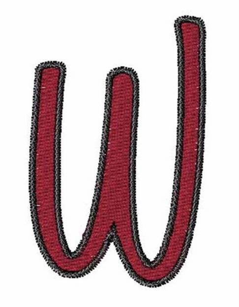 Picture of Curvy Handwriting W Machine Embroidery Design