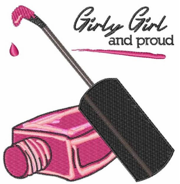 Picture of Girly Girl Machine Embroidery Design