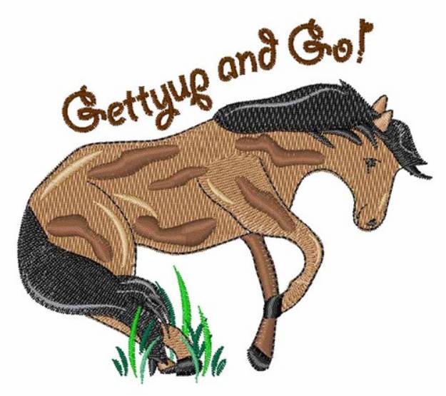 Picture of Gettyup And Go Machine Embroidery Design