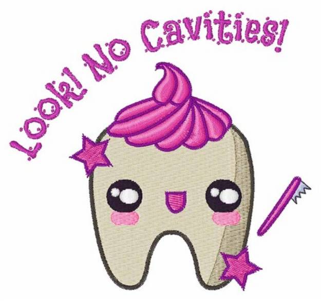 Picture of No Cavities Machine Embroidery Design