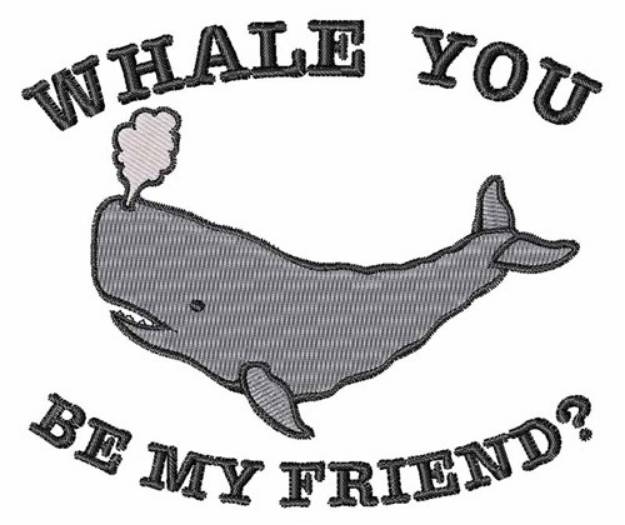 Picture of Whale You Machine Embroidery Design