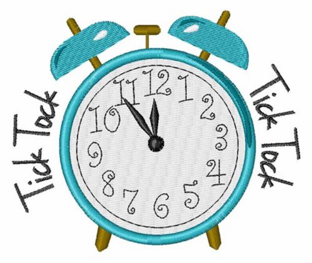 Picture of Tick Tock Machine Embroidery Design