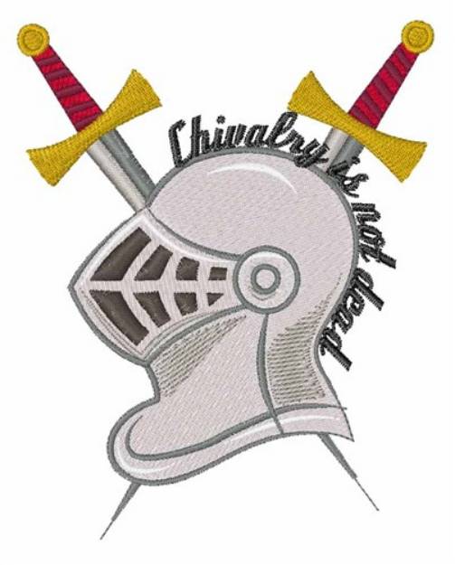 Picture of Chivalry Not Dead Machine Embroidery Design