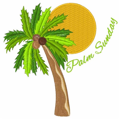 Palm Sunday Machine Embroidery Design