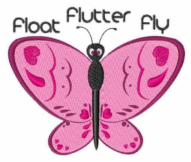 Picture of Float Flutter Fly Machine Embroidery Design