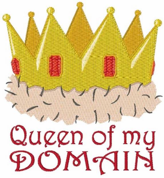 Picture of Queen Of Domain Machine Embroidery Design