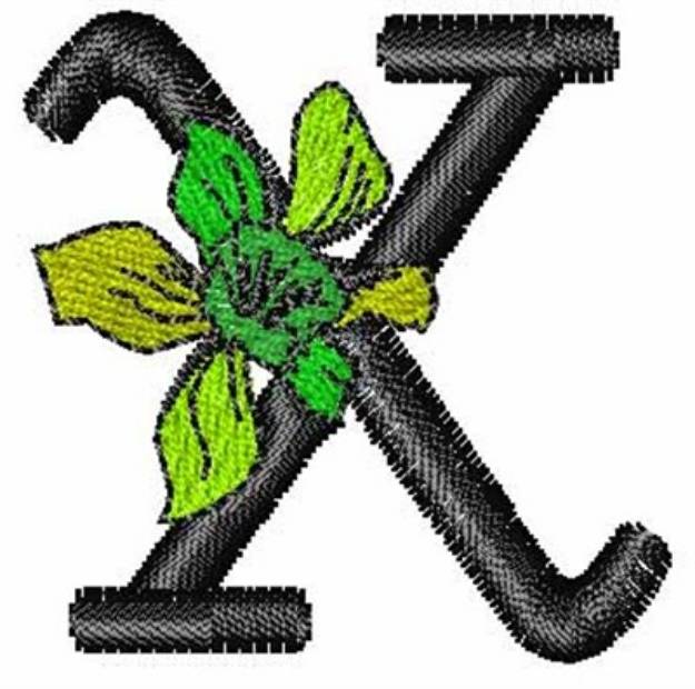 Picture of Iris Font x Machine Embroidery Design