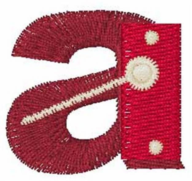 Picture of Xylophone Font a Machine Embroidery Design