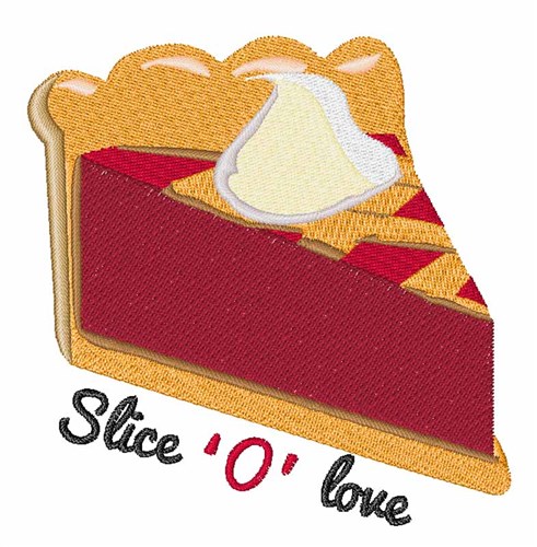 Slice O Love Machine Embroidery Design