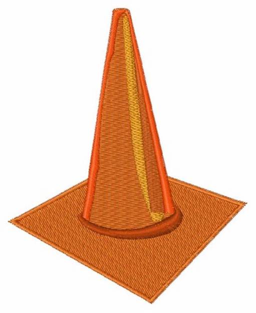 Picture of Traffic Cone Machine Embroidery Design