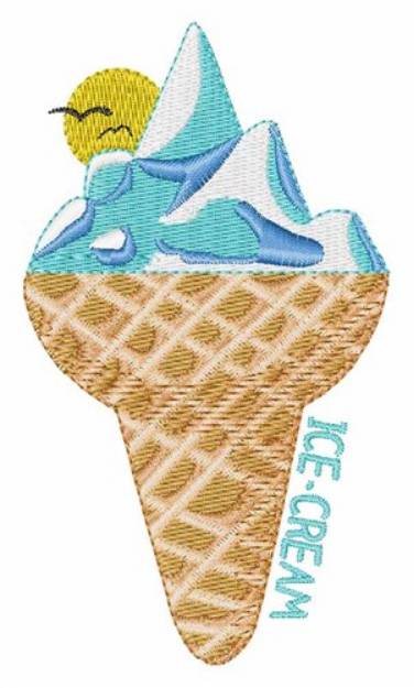 Picture of Ice Cream Machine Embroidery Design