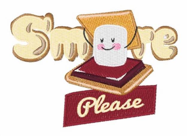 Picture of Smore Please Machine Embroidery Design