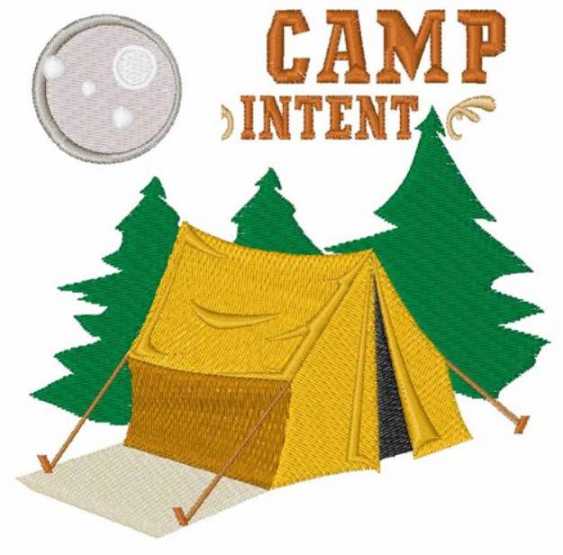 Picture of Camp Intent Machine Embroidery Design