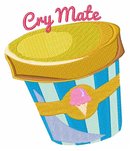 Cry Mate Machine Embroidery Design
