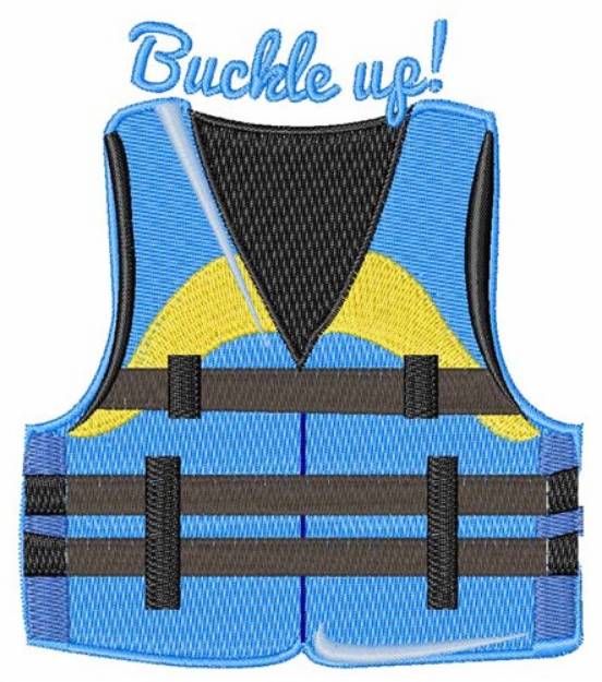 Picture of Buckle Up Machine Embroidery Design