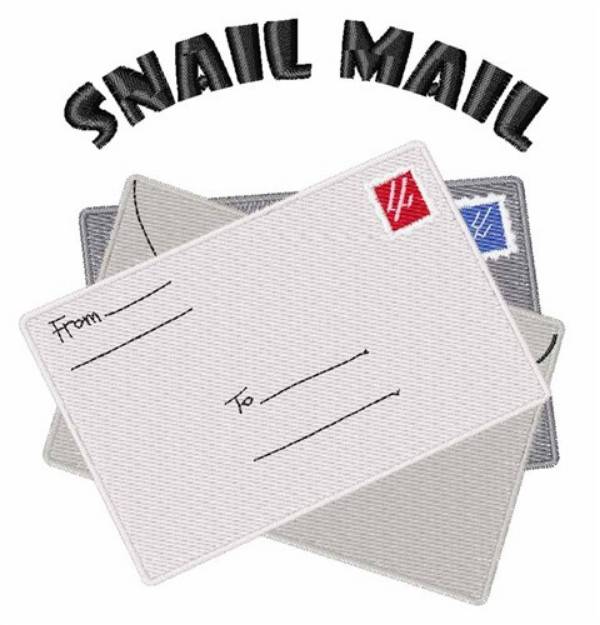 Picture of Snal Mail Machine Embroidery Design