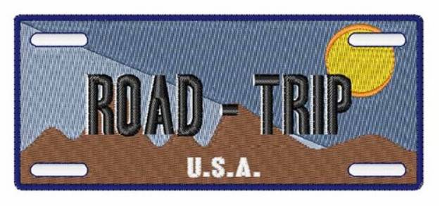 Picture of Road Trip Machine Embroidery Design