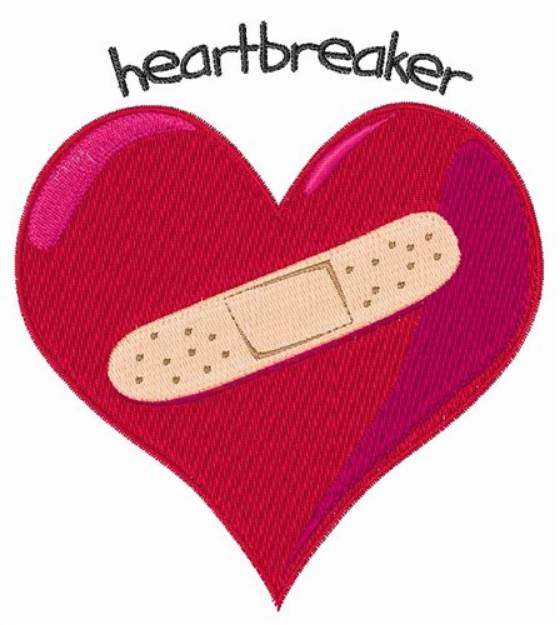 Picture of Heartbreaker Machine Embroidery Design