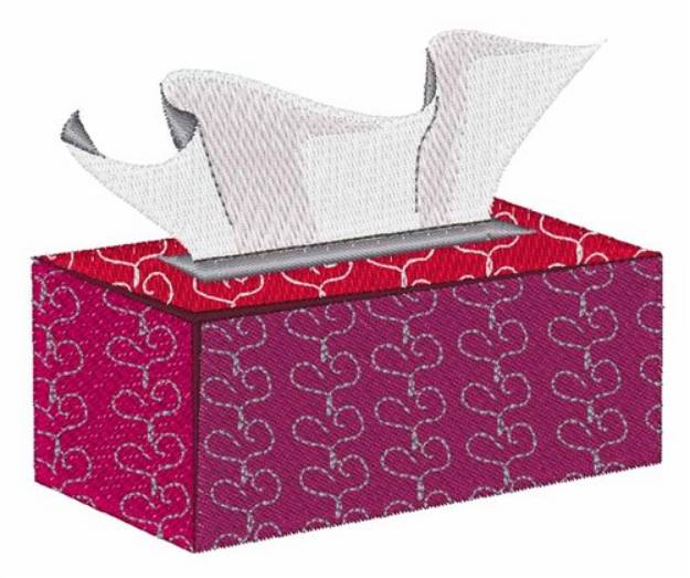 Picture of Tissue Box Machine Embroidery Design