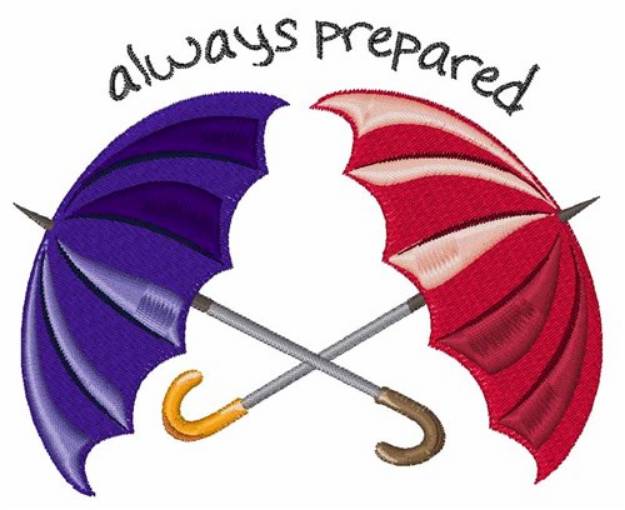 Picture of Always Prepared Machine Embroidery Design