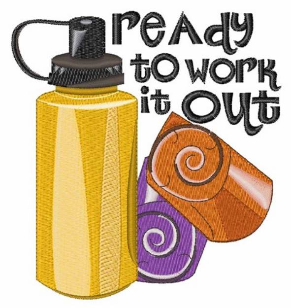 Picture of Ready To Workout Machine Embroidery Design