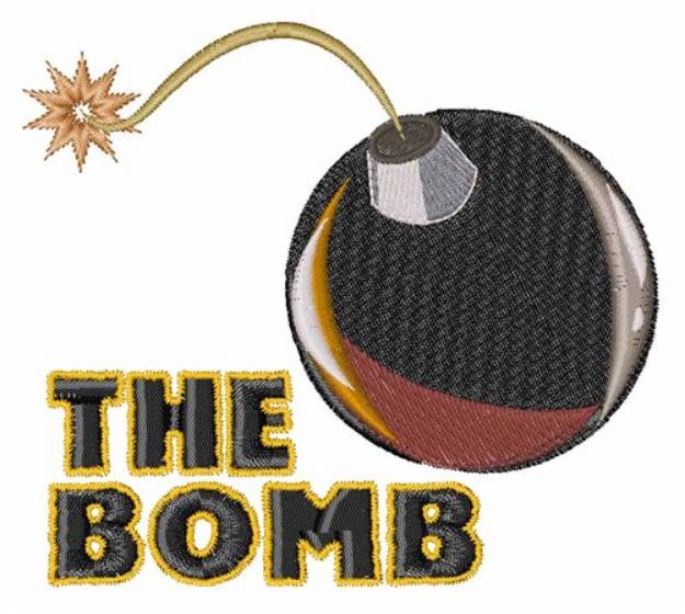 Picture of The Bomb Machine Embroidery Design