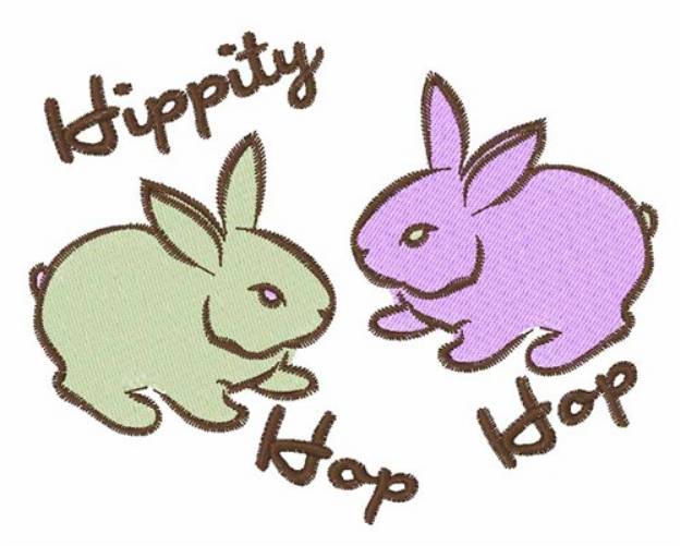 Picture of Hippity Hop Machine Embroidery Design