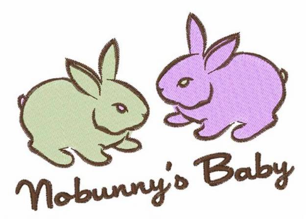 Picture of Nobunnys Baby Machine Embroidery Design