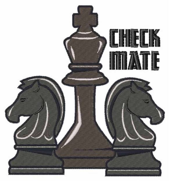 Picture of Check Mate Machine Embroidery Design