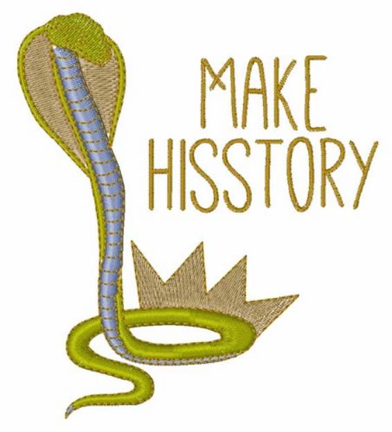 Picture of Make History Machine Embroidery Design