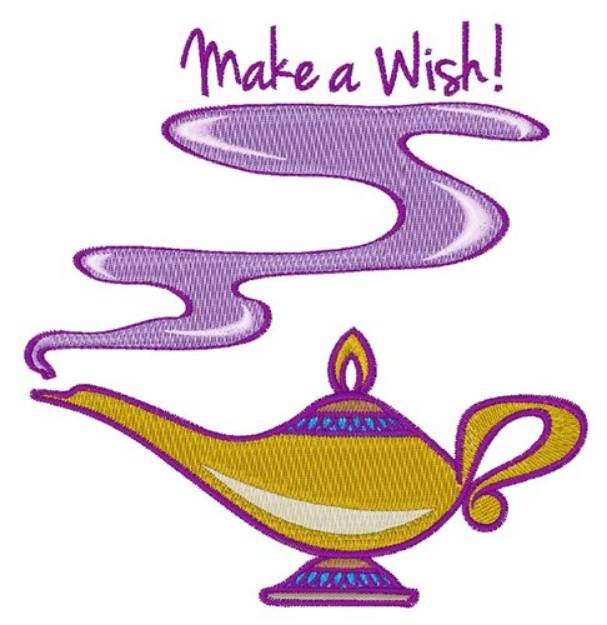 Picture of Make A Wish Machine Embroidery Design