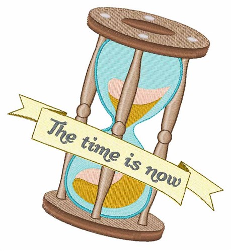 Time Is Now Machine Embroidery Design