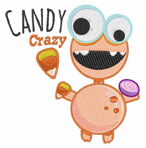Candy Crazy Machine Embroidery Design