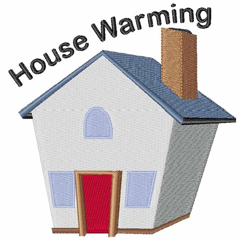 House Warming Machine Embroidery Design
