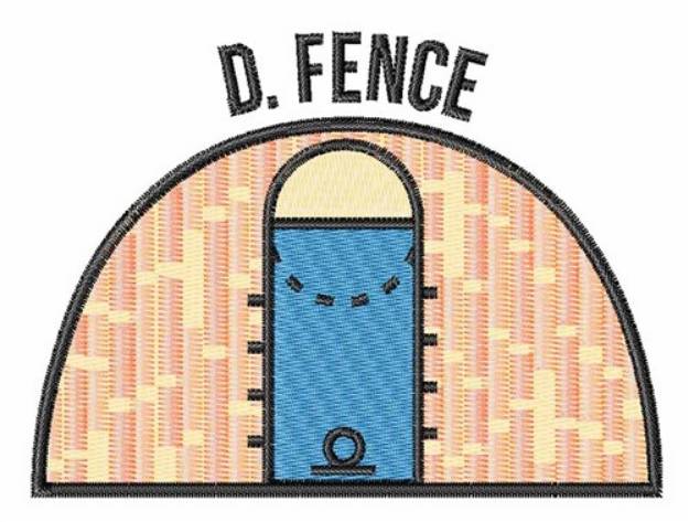 Picture of D. Fence Machine Embroidery Design