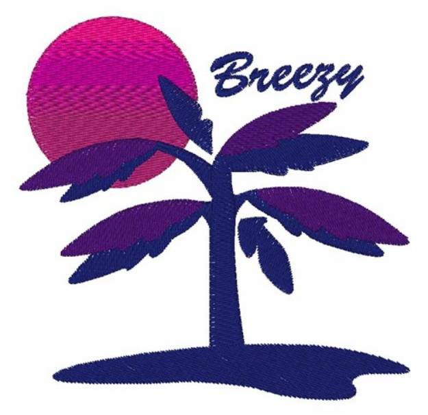 Picture of Breezy Scene Machine Embroidery Design