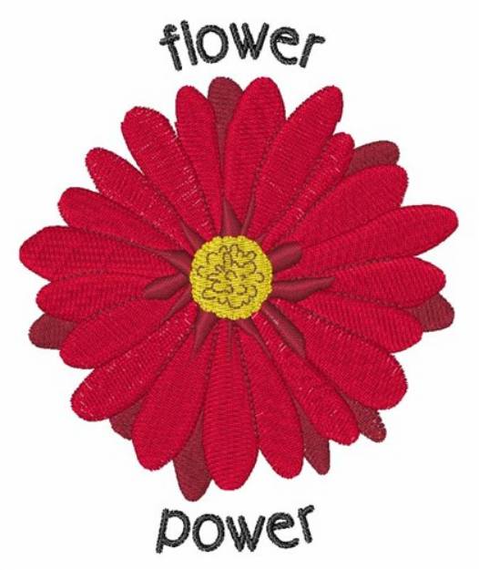 Picture of Flower Power Machine Embroidery Design